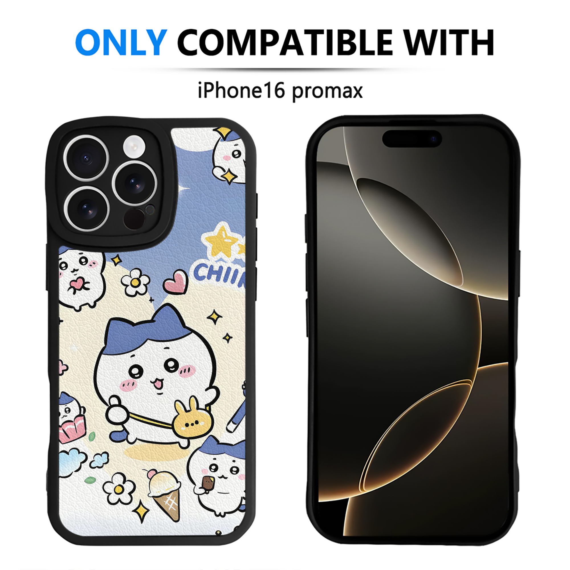 （画像用） ちいかわ Chii-kawa 【iPhone 16シリーズ対応】シリコンスマホケース（レザー調） 材質：シリコン